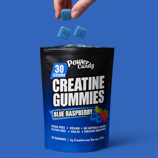 Creatine Gummies Blue Raspberry - 90 st.